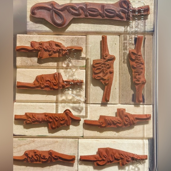 Stampin’ Up! 3 Stamp sets. (2 word sets & 1 Misc) - Picture 5 of 5